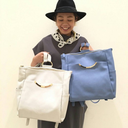 仙台パルコ【新作。ラインパーツのリュック】ear PAPILLONNER