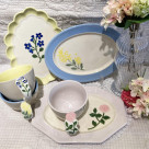 ❁Dining table with flower tableware❁