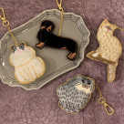 애니멀 모티브 키홀더로 가방의 엑센트로♫