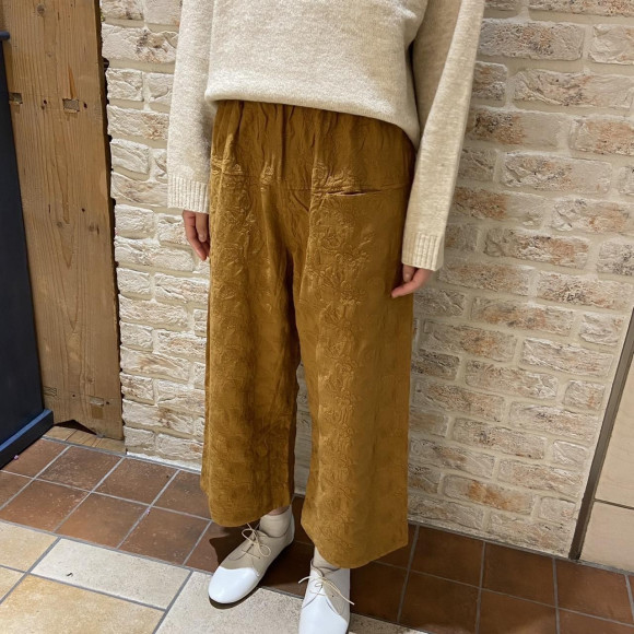ジョルジュ刺繍シャムパンツ
