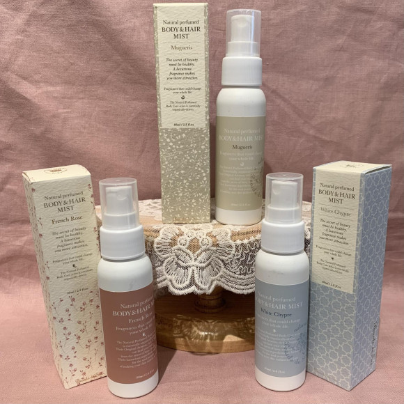 香るボディ＆ヘアミストで幸せな気分に♫