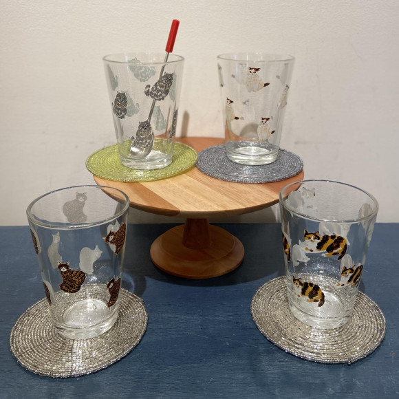 猫好きさんにおすすめのグラスが届きました(*^-^*)