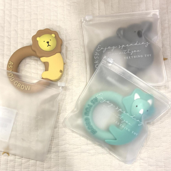 かわいい歯固めが届きました(*^-^*)