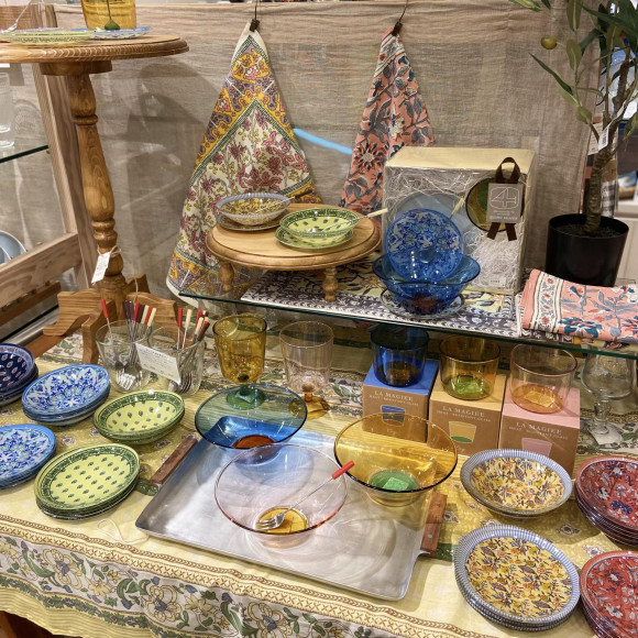 夏を感じるガラスのうつわ