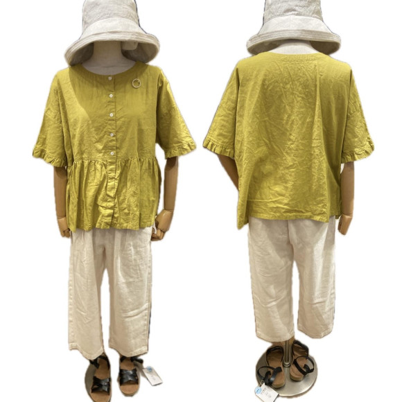 袖フリルがポイントの２WAYブラウスが届きました(*^-^*)