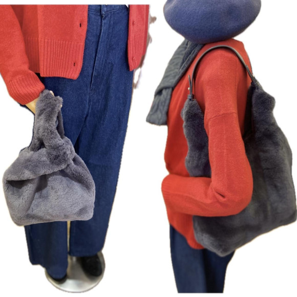 ふわふわあったかバッグで冬のお出かけ♬