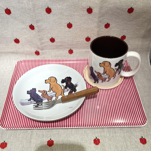 ストライプ柄で楽しい食卓♬