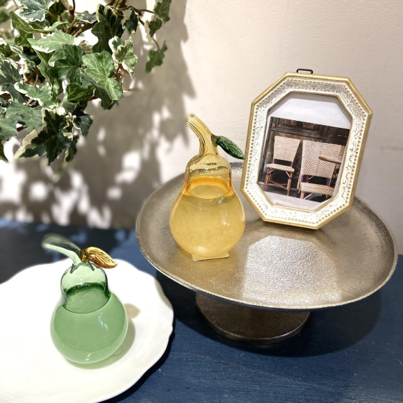 ストームグラスに新アイテム、洋なしモチーフが加わりました♫