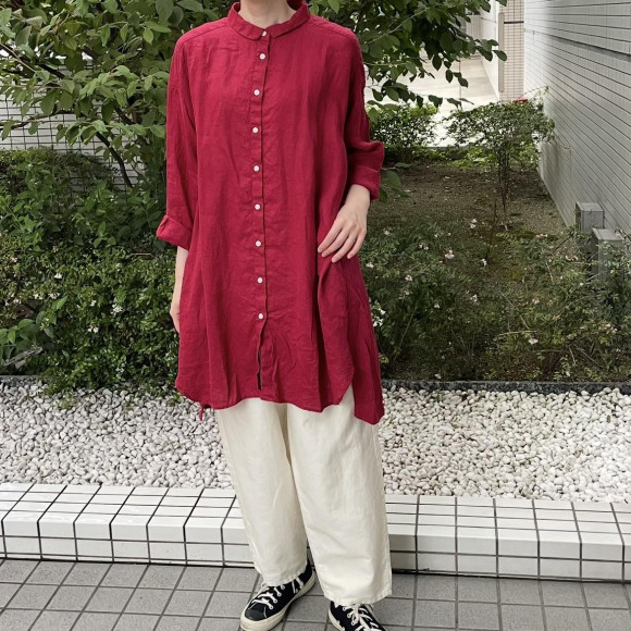 在亚麻素材的突尼克外出♪