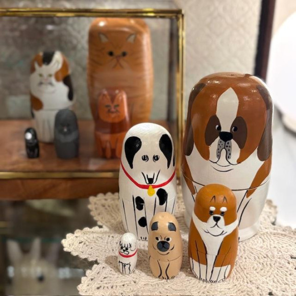可愛いアニマルマトリョーシカが届きました♫