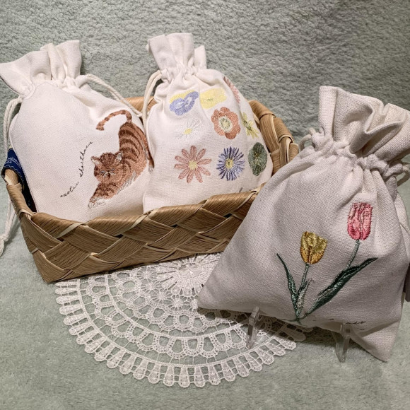 ito＆の可愛い巾着が届きました♪