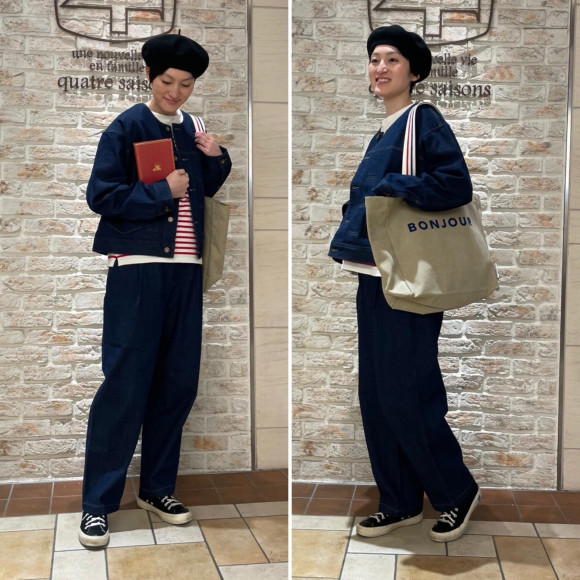 カジュアルなデニムでお出かけ♫