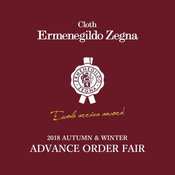 Ermenegildo Zegna ADVANCE ORDER FAIR