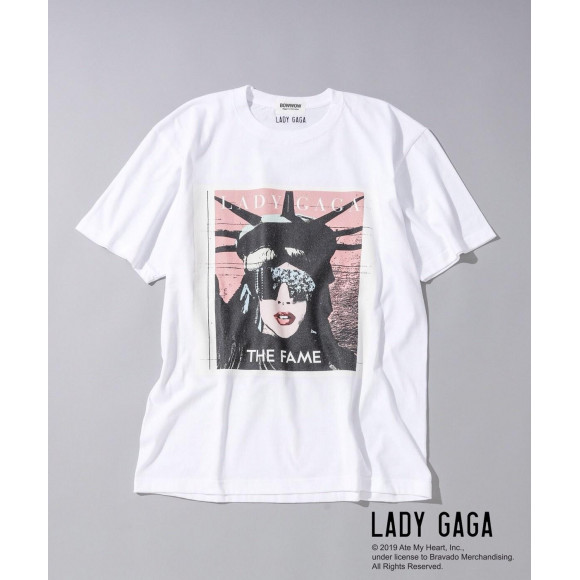 安心発送】 GaGa Lady レディーガガ L NATURAL FREE BE Tシャツ 