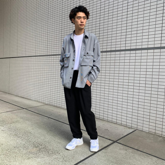 ハウンドトゥースCPOシャツ