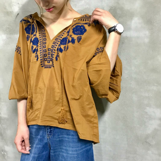 【仙台パルコ】~新作~レディース刺繍ブラウス