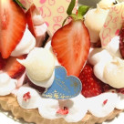 ホワイト生チョコのタルト！