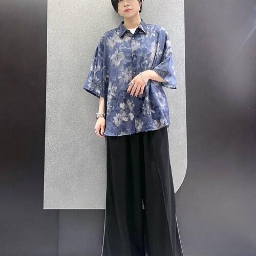 メンズシアーシャツスタイリング