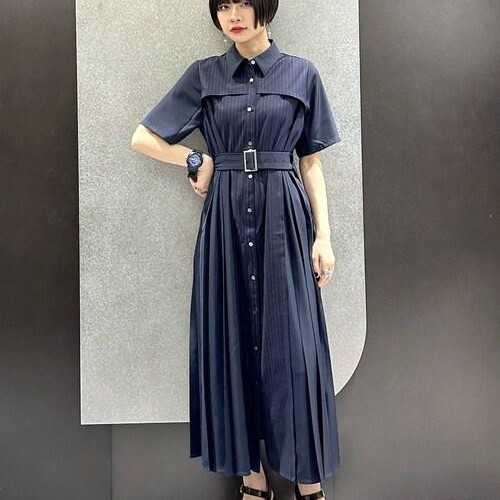 人気のアソートプリーツワンピー...