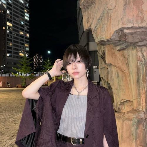 ジャガードセットアップスタイリ...