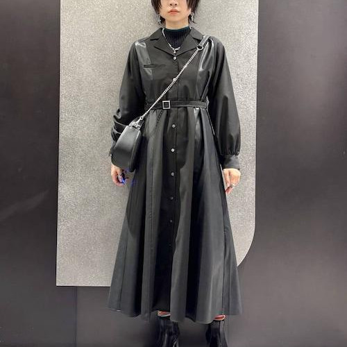 ワンピーススタイリングレザーの...