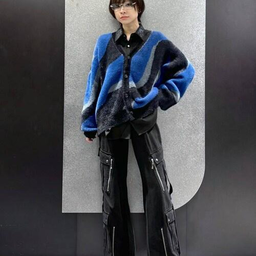 メンズのアソートシャギーカーデ...