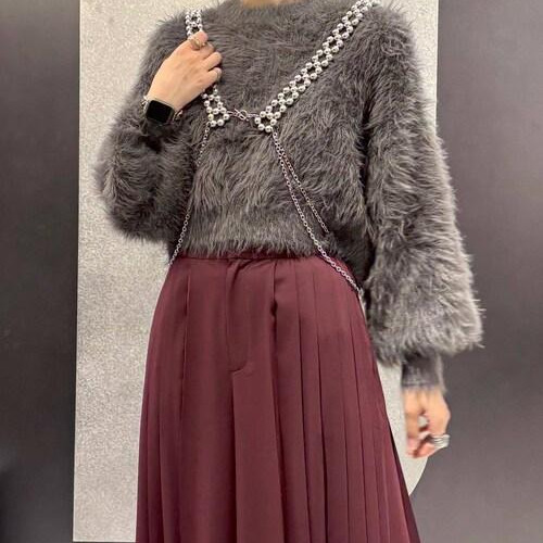 シャギープルオーバーグレーカラ...