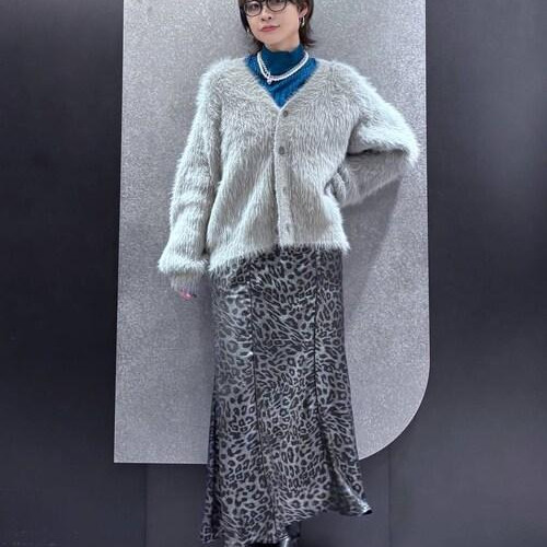 ソフトシャギーカーディガンはふ...