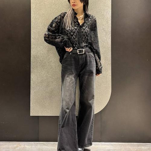 ダマスクレースが上品なメンズシ...