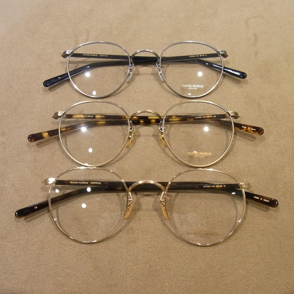 OLIVER PEOPLES 再入荷のお知らせ