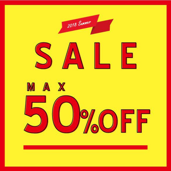 2018 SUMMER SALE開催のお知らせ