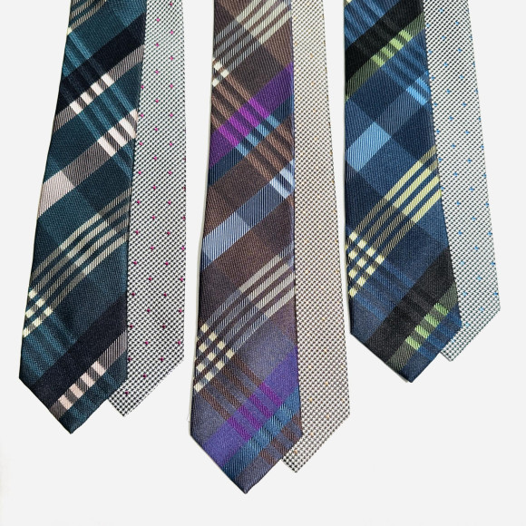 giraffe（ジラフ）入荷のお知らせ① 【リバーシブルチェック千鳥ドットタイ】