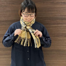 【EightBees】お揃いで巻きたい！冬定番チェックマフラー！