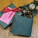 ギフトオススメ!シンプルだからこそ良い!二つ折り財布!