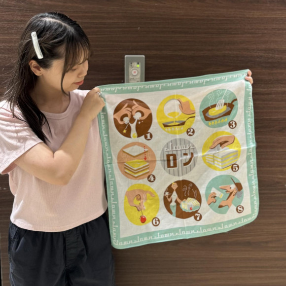 「COFFEE TWV」アレンジを楽しめるハンカチ