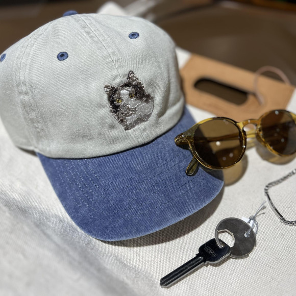 【RIVER UP】キャップ⭐︎アニマル刺繍がユニークでオシャレ！