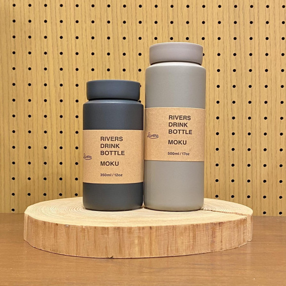 【RIVERS/リバーズ】天然木モチーフのステンレスボトル