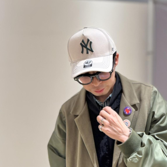 【47】プレッピー×スポーツMIXに合わせたいキャップ