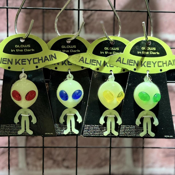 【DETAIL】宇宙人キーホルダーが可愛すぎます！【蓄光】
