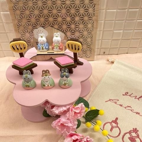 ひな祭り商品入荷しました♪