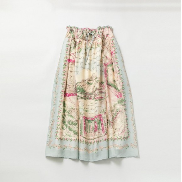 Jane Marple】Edinburgh souvenirs ロングスカート | ベビー ピンク
