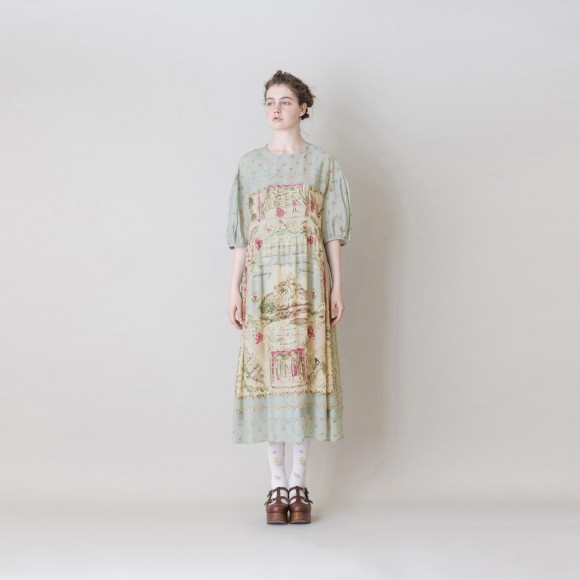 Jane Marple】Edinburgh souvenirsパフィースリーブ ドレス | ベビー 
