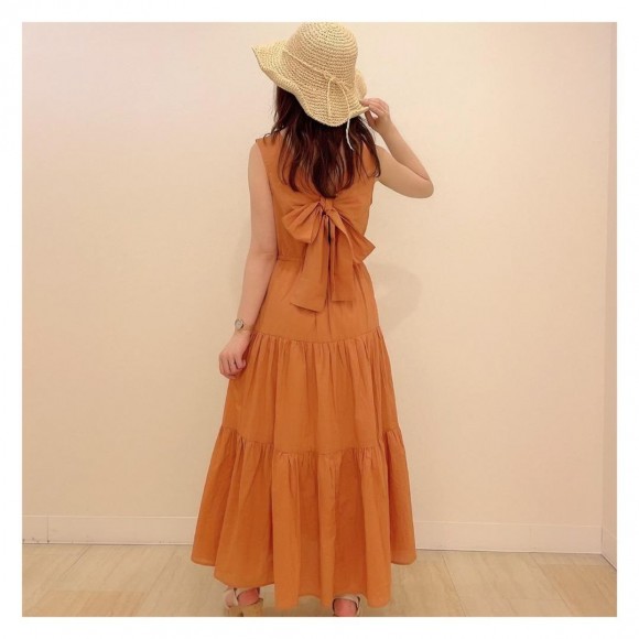 バックリボンティアードワンピース ワンウェイ ショップニュース 仙台parco パルコ