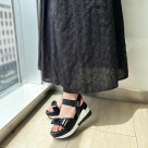 SALE/リボンスニーカーソールサンダル