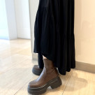 Thick bottom high Bullitt sole short boots