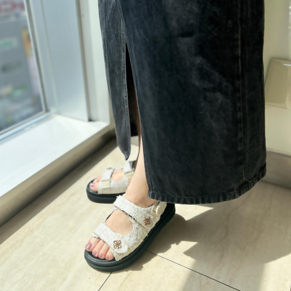 트위드 스포츠 샌들♪