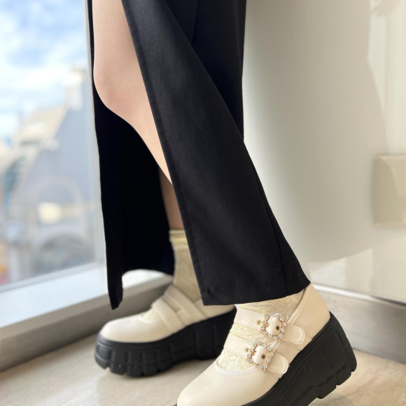 ความหนาของเชือกเพชรหัวเข็มขัดรองเท้าก้น