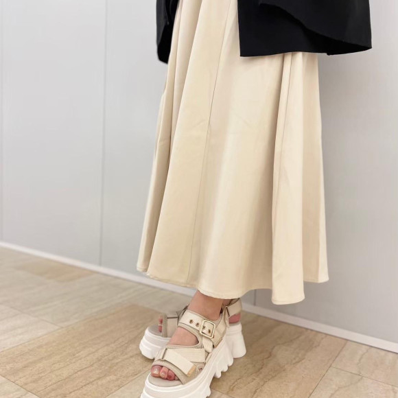 SALE/バックルベルテッドボリュームソールサンダル