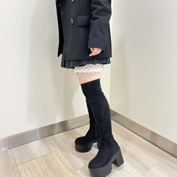 HIT!! 厚底モールドソールニーハイブーツ