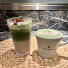 抹茶と栗のデザートドリンク♡
